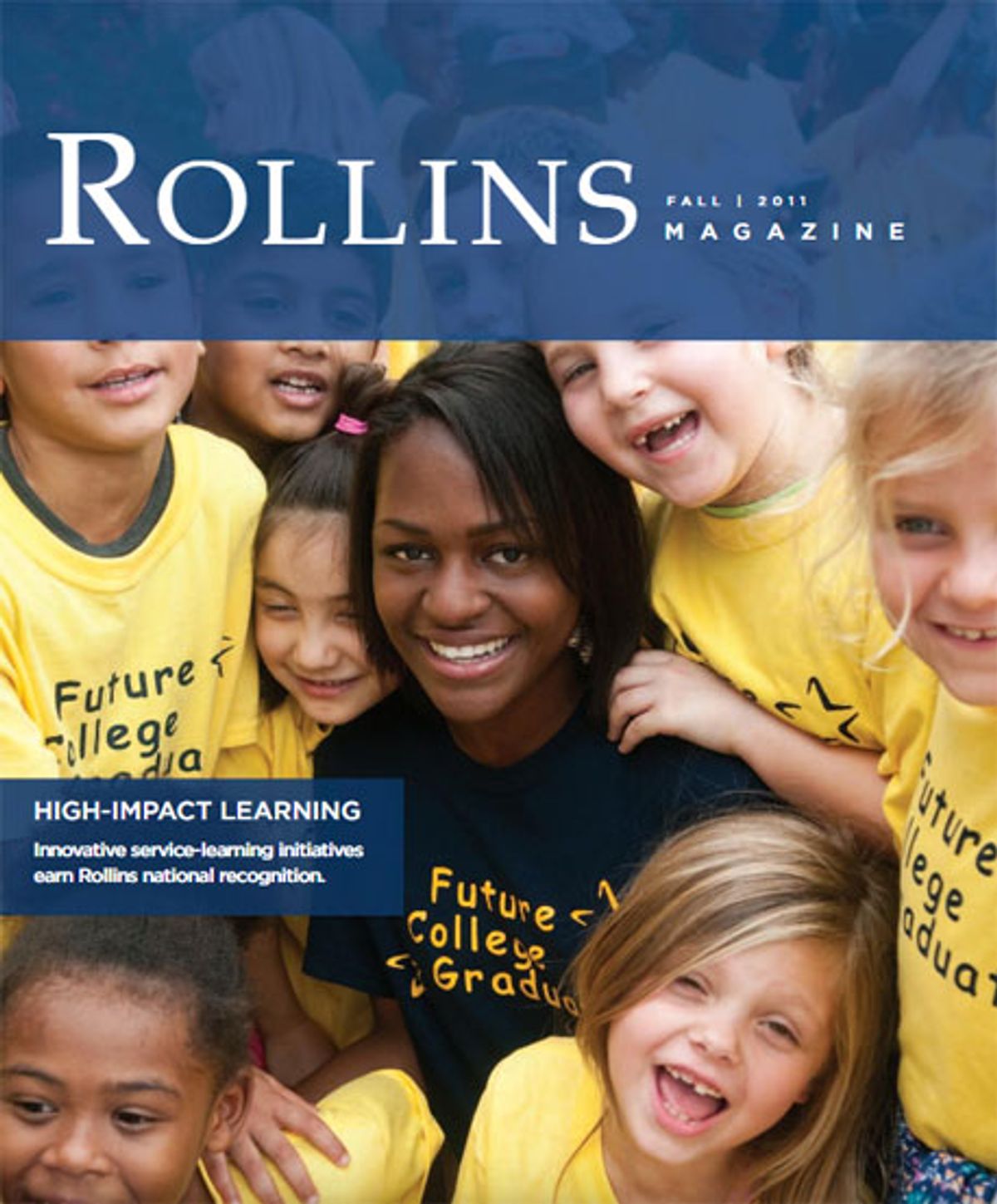 Cover of Fall 2011 Rollins magazine