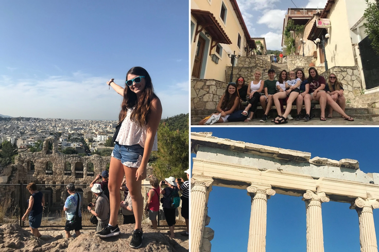 Scenes from a study abroad experience in Greece.