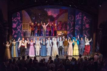 Rollins students perform at the Annie Russell Theatre.