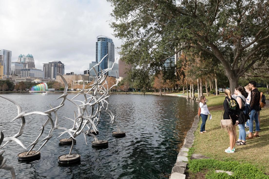 Lake Eola sculptures