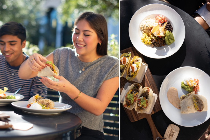 Students Tex Mex fare from Rollins’ fast-casual Mexican cafe.