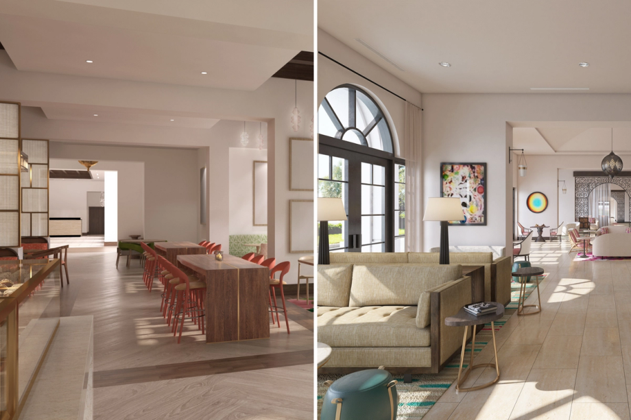 Renderings of The Alfond Inn expansion.