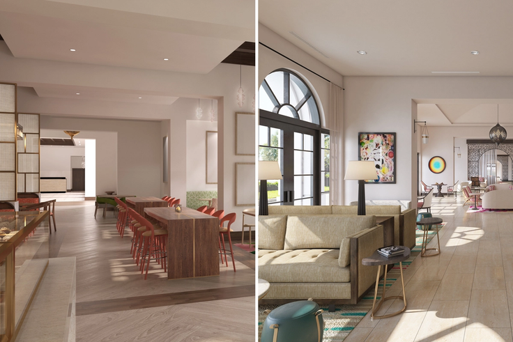 Renderings of The Alfond Inn expansion.
