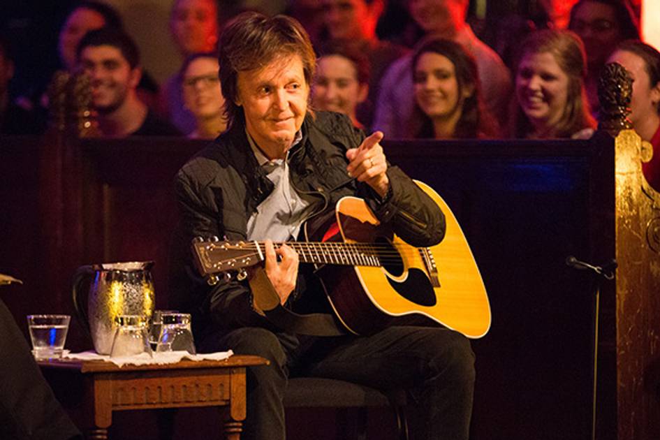 Paul McCartney performs at Rollins College.