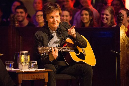 Paul McCartney performs at Rollins College.