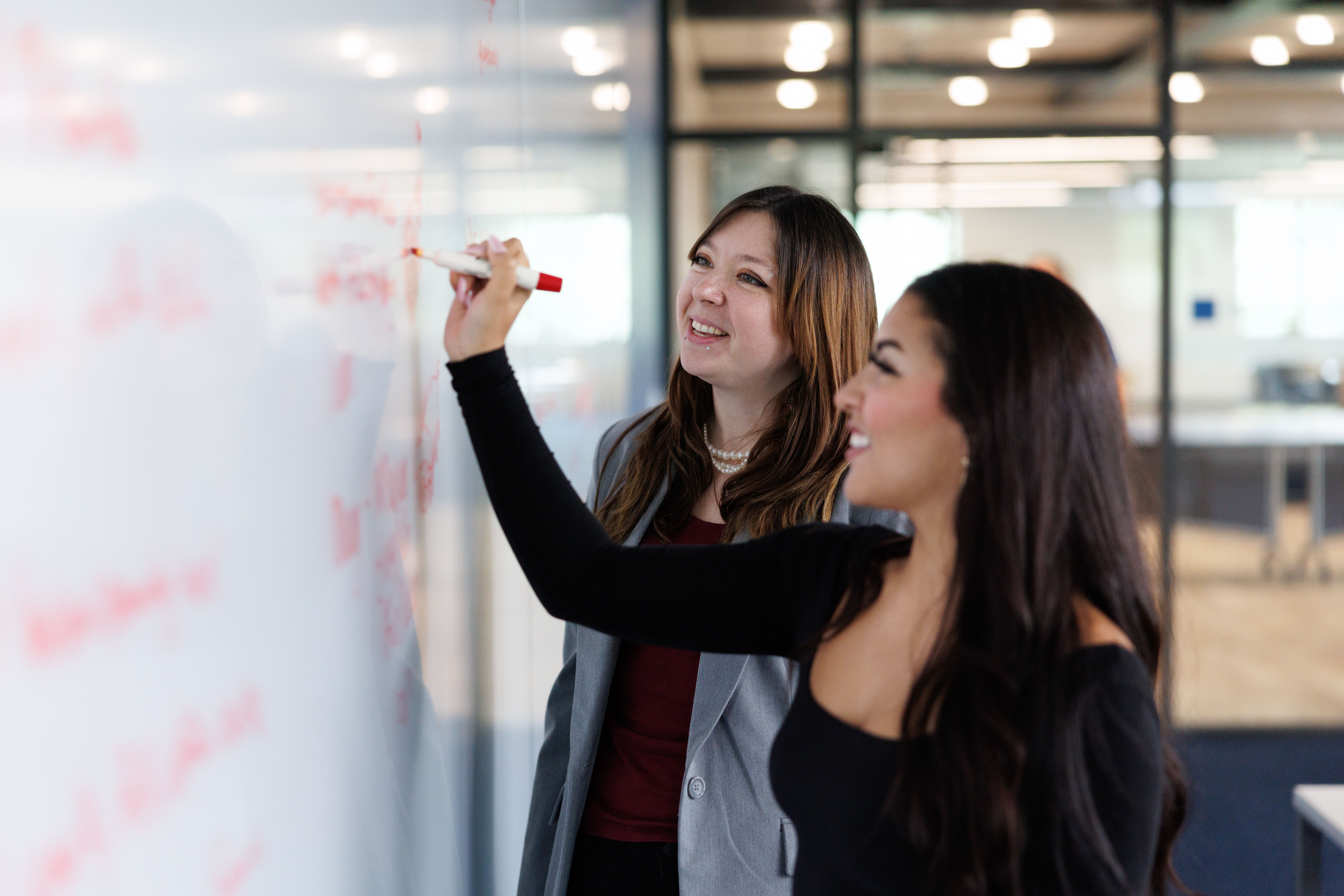 An admission counselor leads an information session at Rollins.