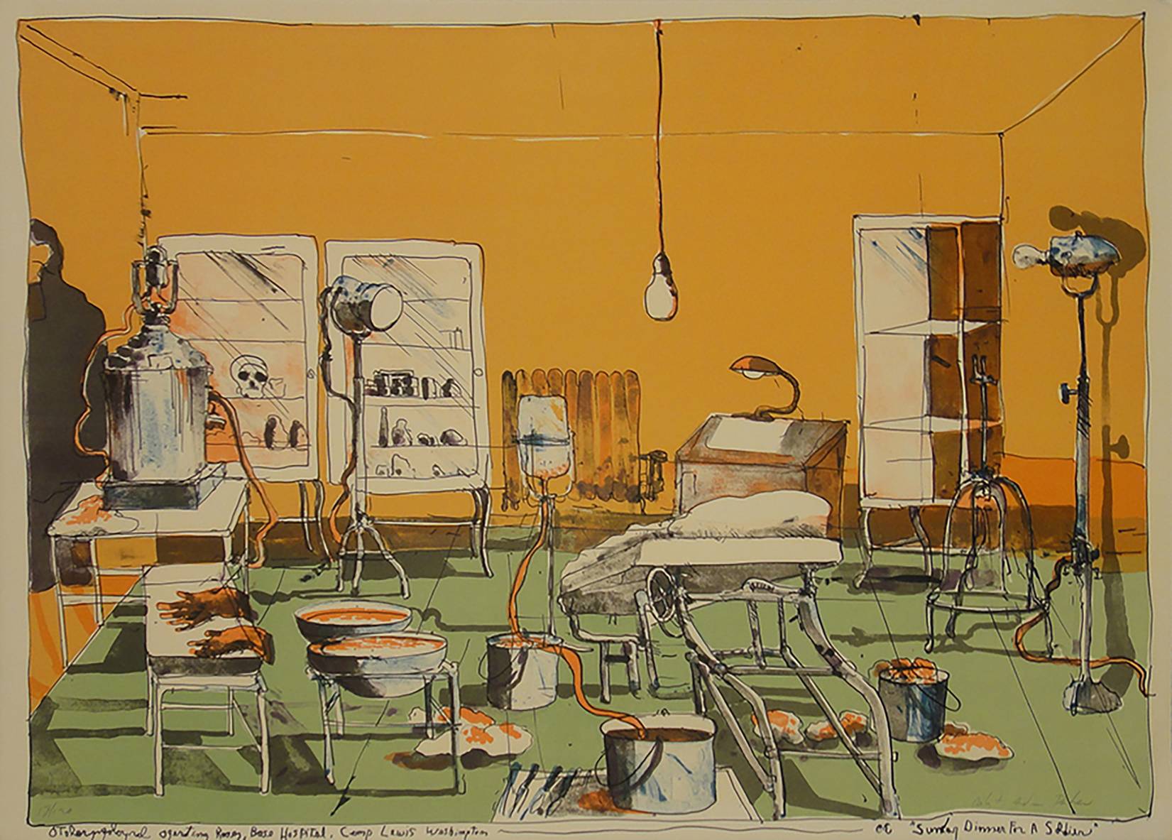 Piece in The Alfond Collection of Contemporary Art by Andrew Robert Parker, Lithograph