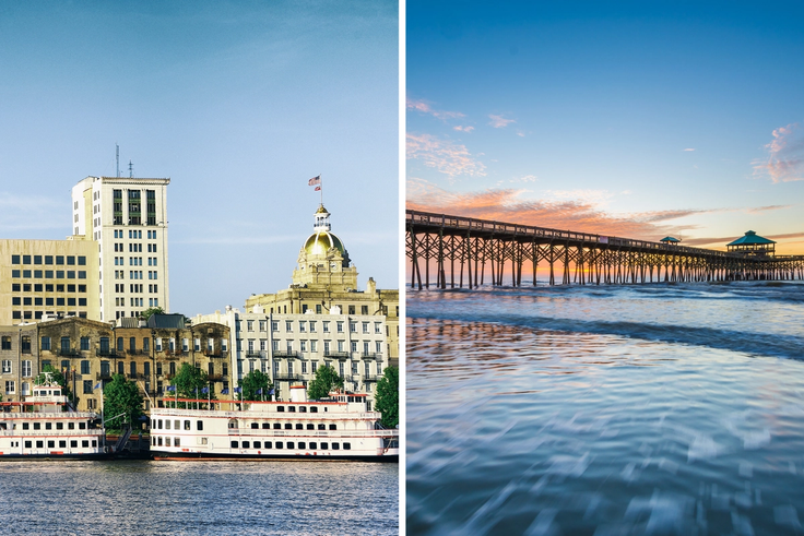 Savannah and Charleston