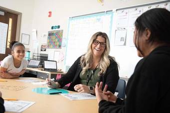 A Rollins College student applying to the Master of Arts in Teaching program.