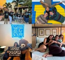 A collage of Rollins College students getting involved with the community.