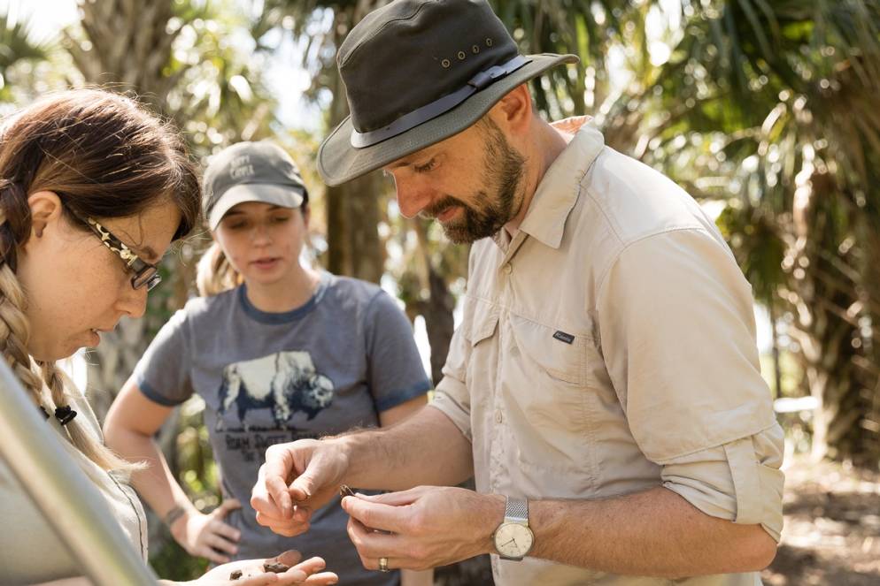 Anthropology professor Zack Gilmore discusses the significance of recently recovered shells and shards from a 5,000-year-old Native American site.