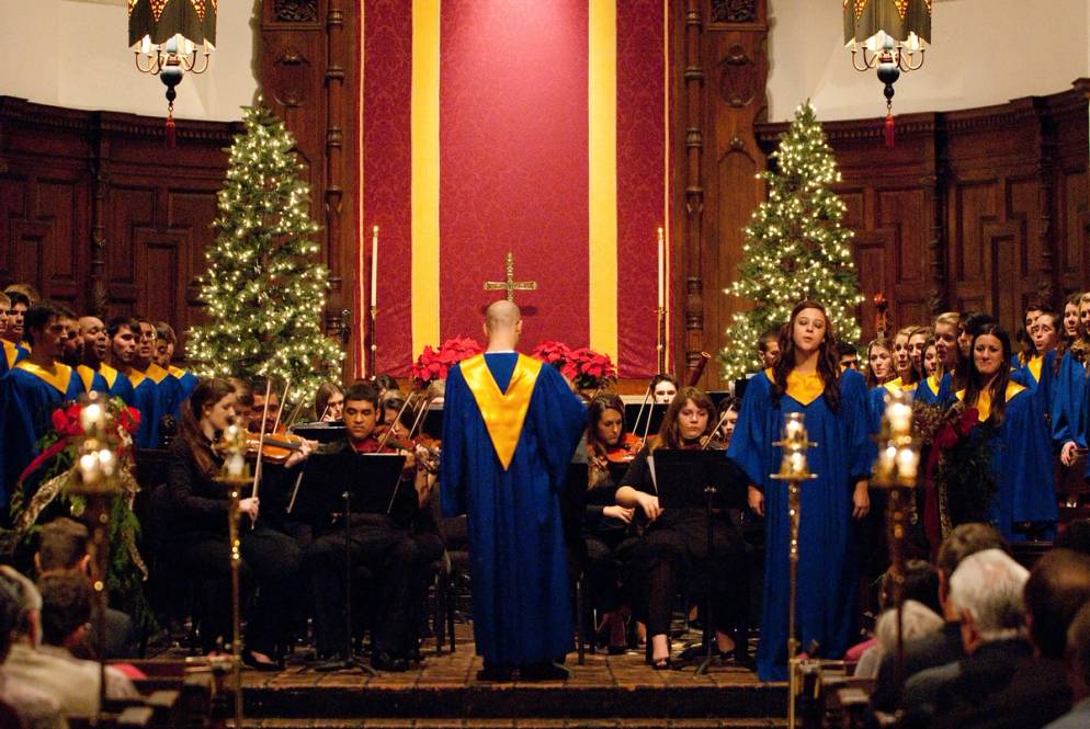 Christmas Vespers in Knowles Memorial Chapel