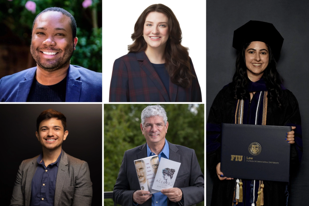 A grid of Rollins alumni