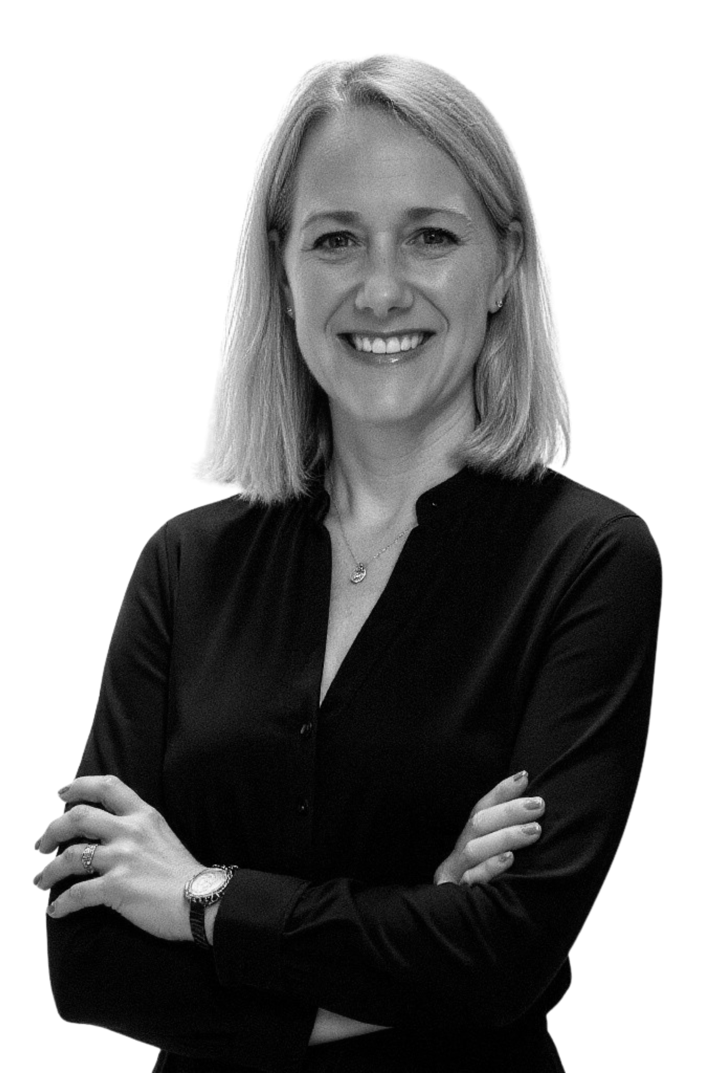 Black & white headshot of Melissa Kontaridis