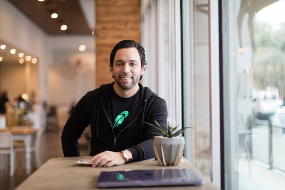 Mehdi Taifi ’07 ’15MLS pictured in a local coffee shop. 