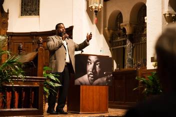 MLK week celebration in Knowles Chapel