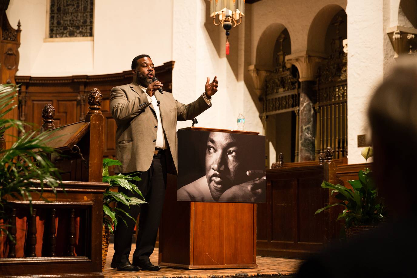 MLK week celebration in Knowles Chapel