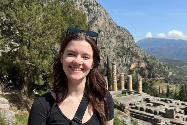 Kennedy Overdevest traveling abroad