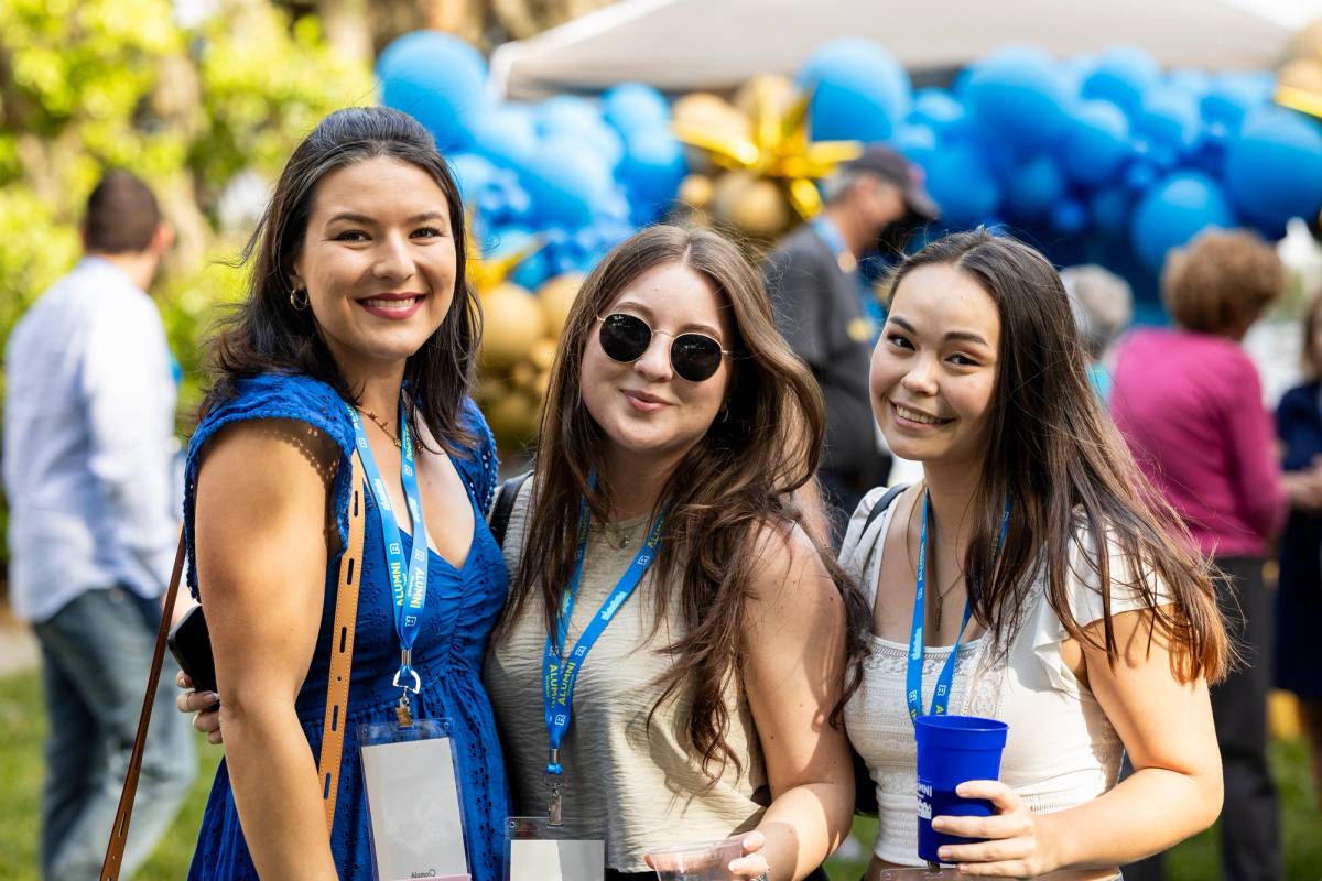 Three Rollins Alumni at the 30th Grove Party