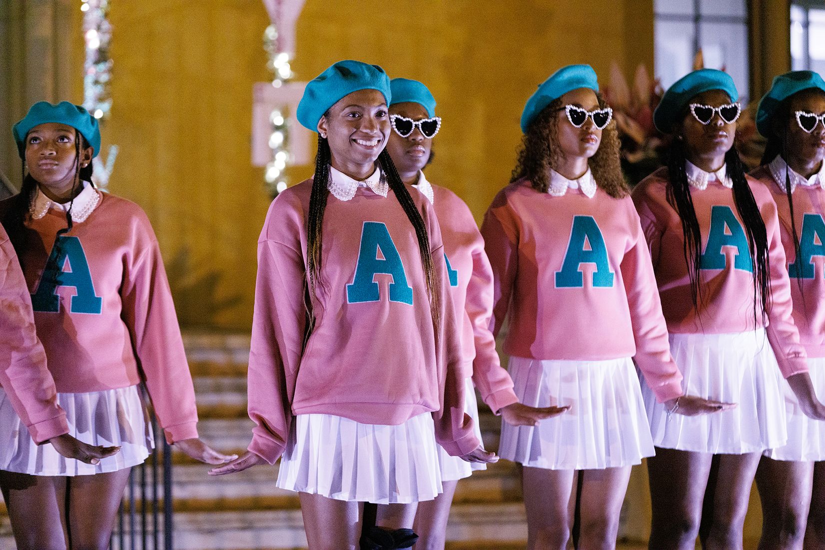 Alpha Kappa Alpha Sorority induction ceremony at Rollins.