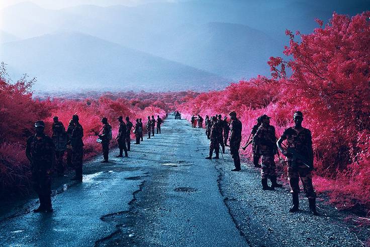 Piece in The Alfond Collection of Contemporary Art by Richard Mosse, First We Take Manhattan, Digital c-print