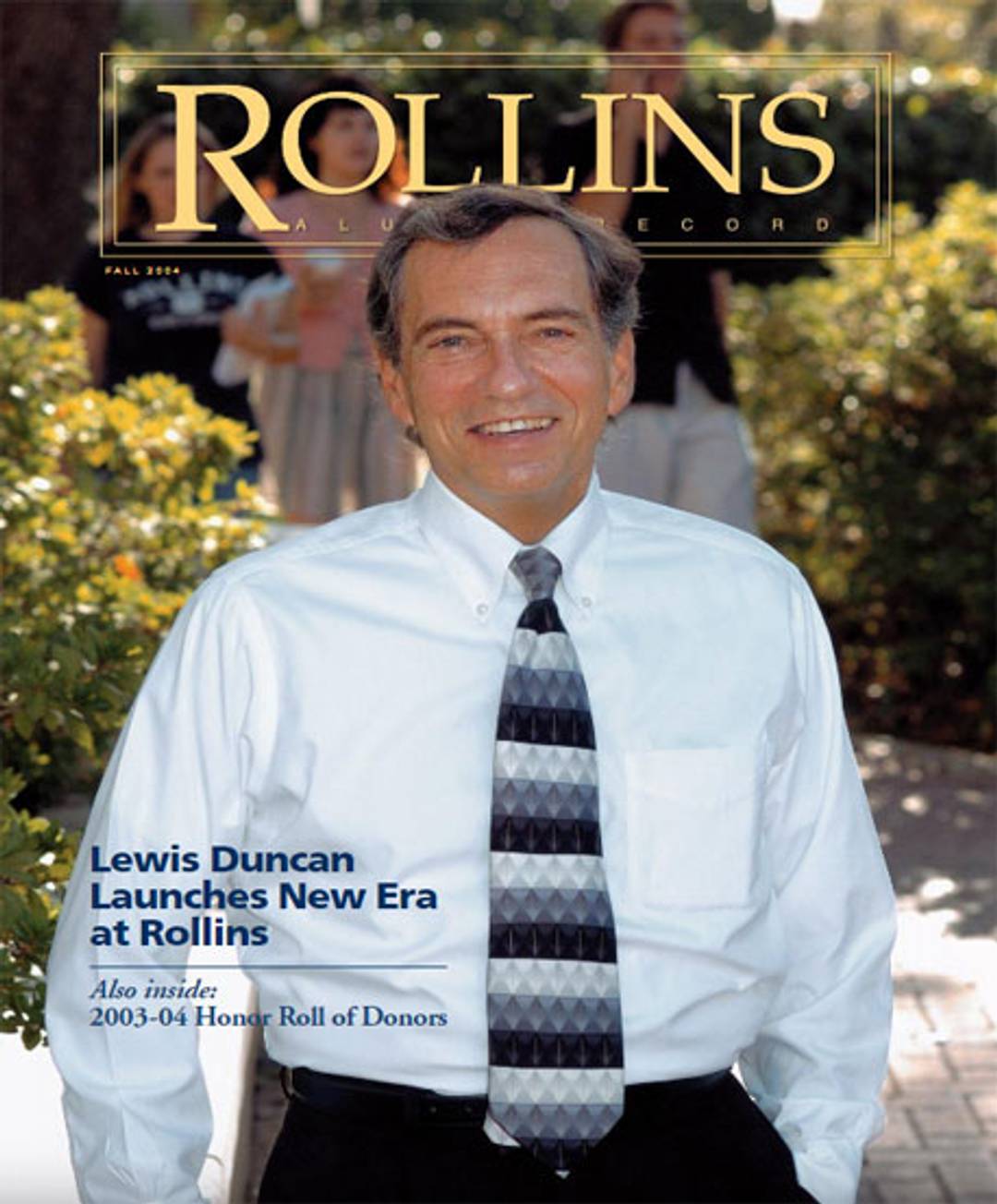 Cover of Fall 2004 Rollins magazine