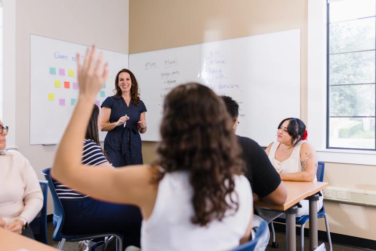 Master of Clinical Mental Health Counseling program classroom