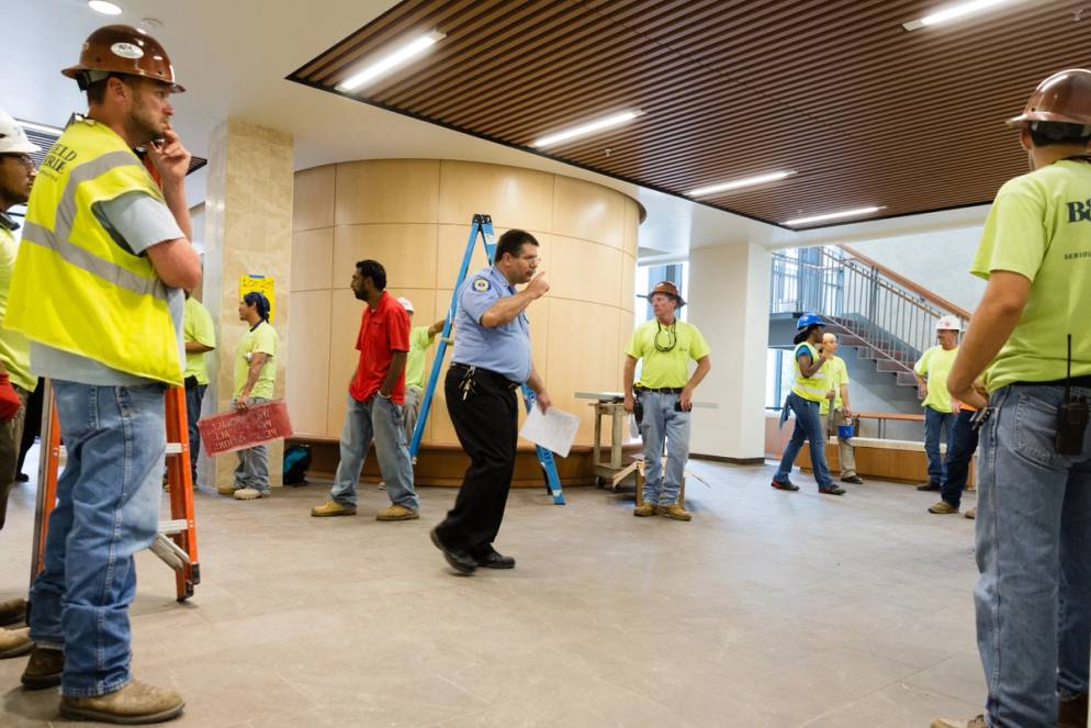 An image of the new Bush Science Center.