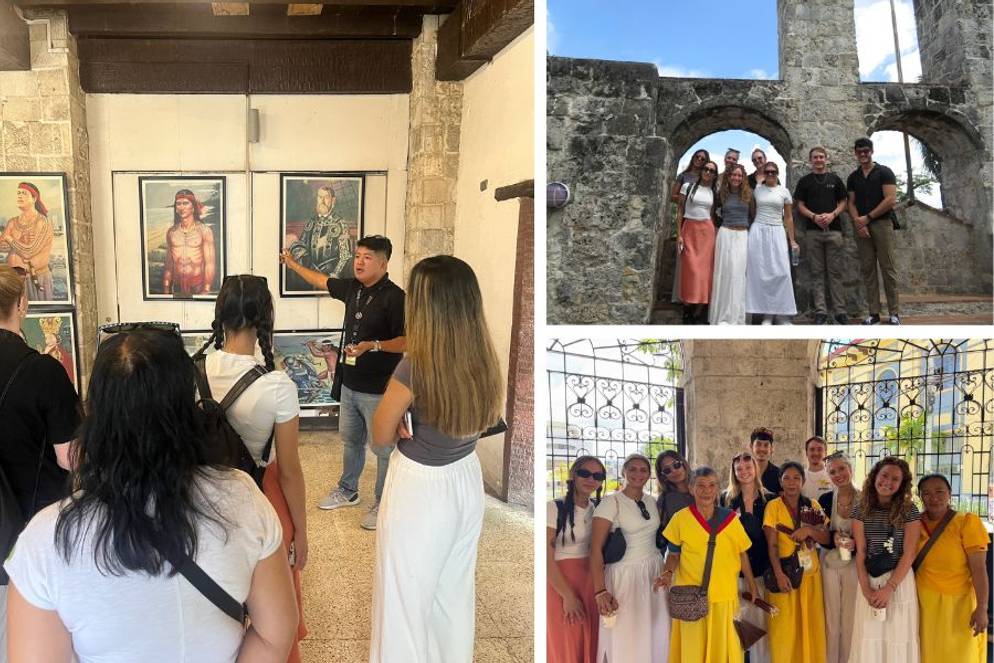 Dorian Cabalo ‘26 in the Philippines on field study