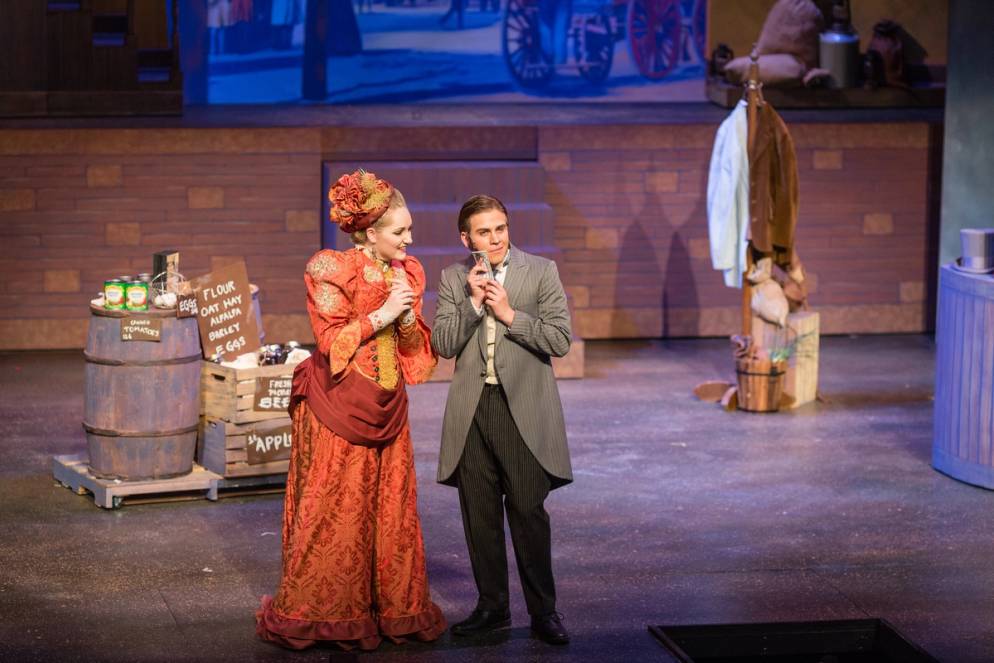 Students perform Hello, Dolly! at the Annie Russell Theatre.