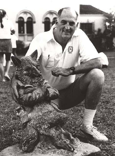 President Thad Seymour with the Fox