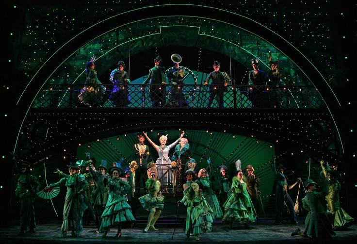 A performance of Wicked at the Dr. Phillips Center for the Performing Arts.
