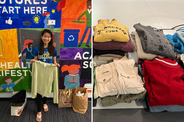 Rollins hosted a sweater drive to accompany the Mister Rogers sculpture unveiling.