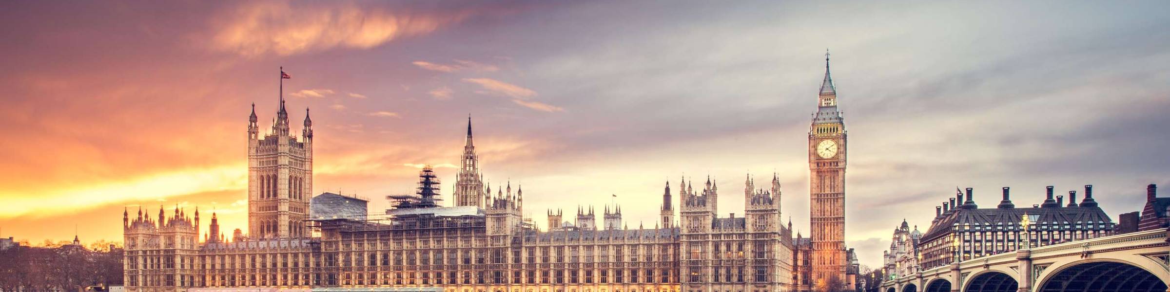 Big Ben across the River Thames in London, United Kingdom