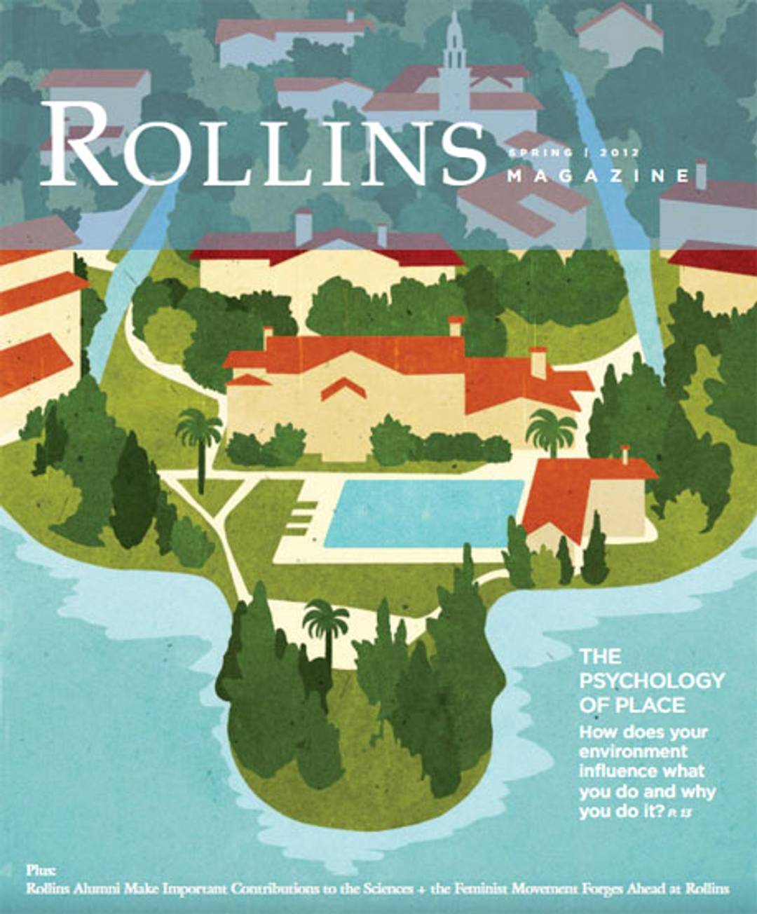 Cover of Spring 2012 Rollins magazine