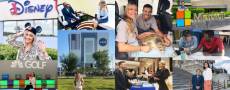 A collage of Rollins College students getting involved with the community.