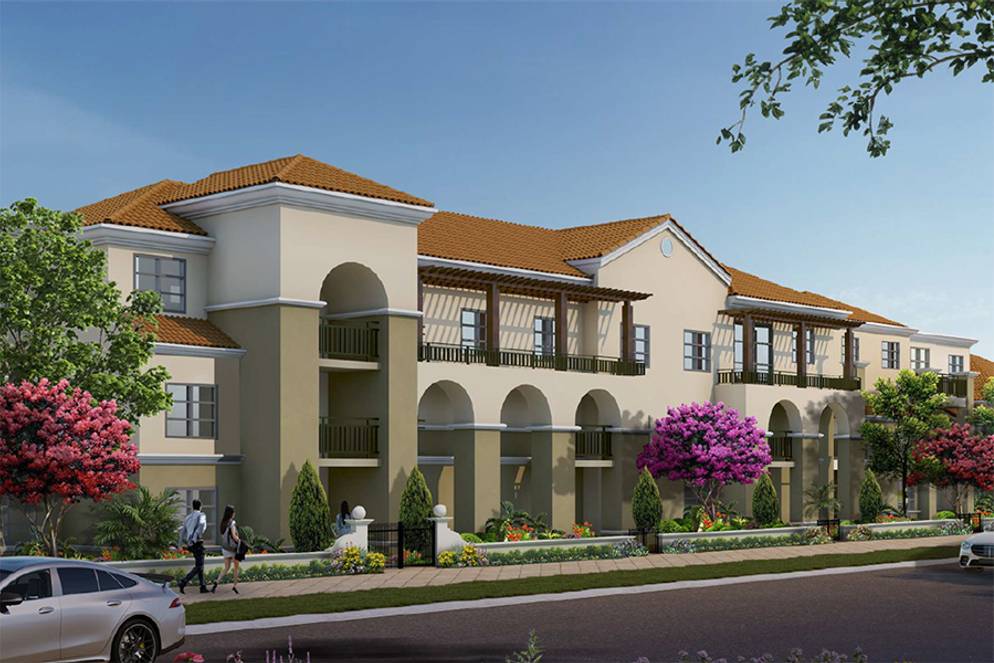 Rendering of faculty and staff housing facility