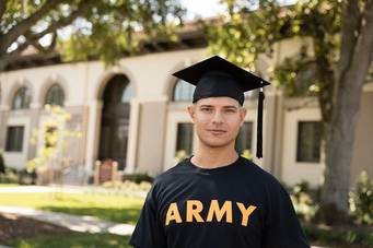 Rollins College student that served in the United States Army.