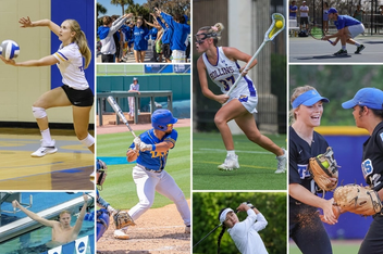 A grid of images depicting Rollins’ various varsity sports teams.