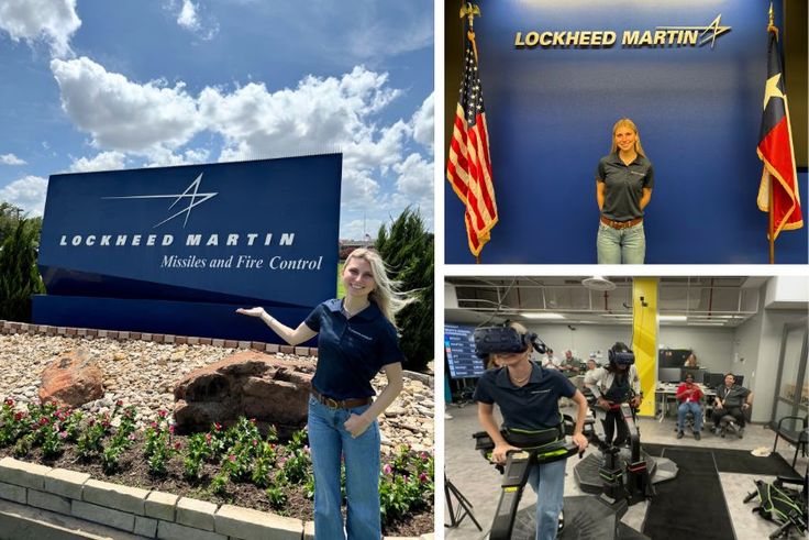 Kaley Carrubba ’27 interning at Lockheed Martin