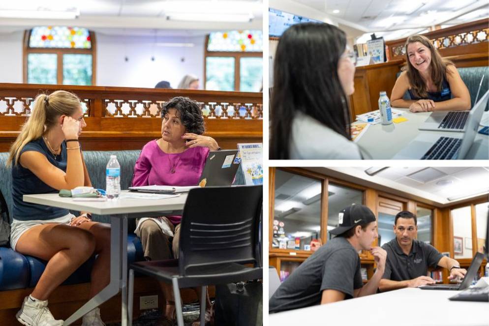Rollins first-year advising appointments in Olin Library