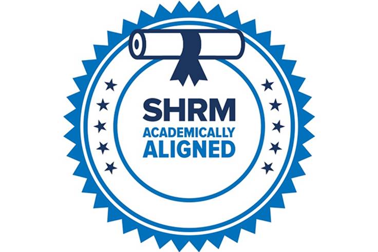 SHRM's academically aligned badge