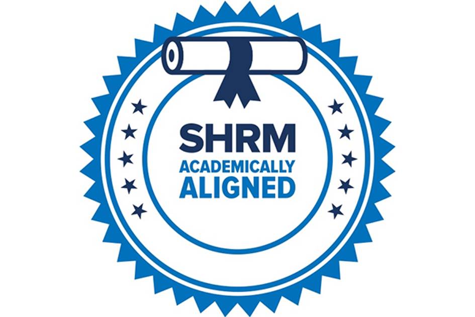 SHRM's academically aligned badge