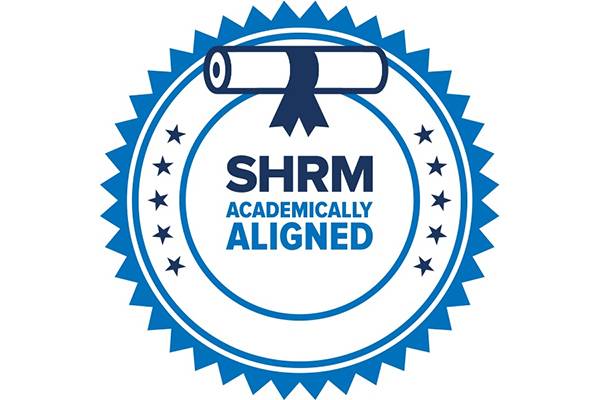 SHRM's academically aligned badge