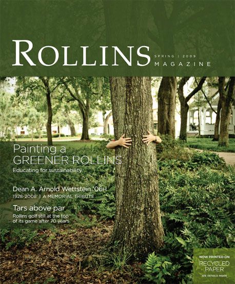 Cover of Spring 2009 Rollins magazine