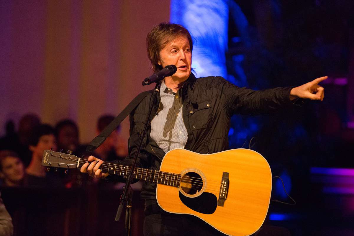 Sir Paul McCartney performs at Rollins College.