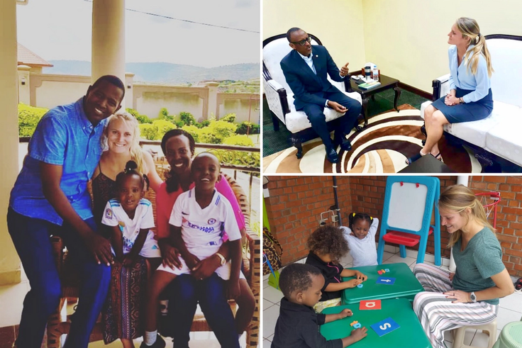 Scenes from a student's study abroad experience in Rwanda.