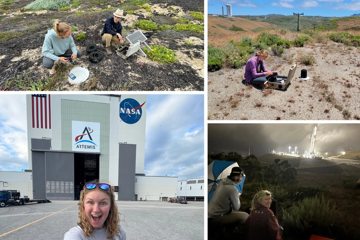 Makayle Kellison at NASA and in the field