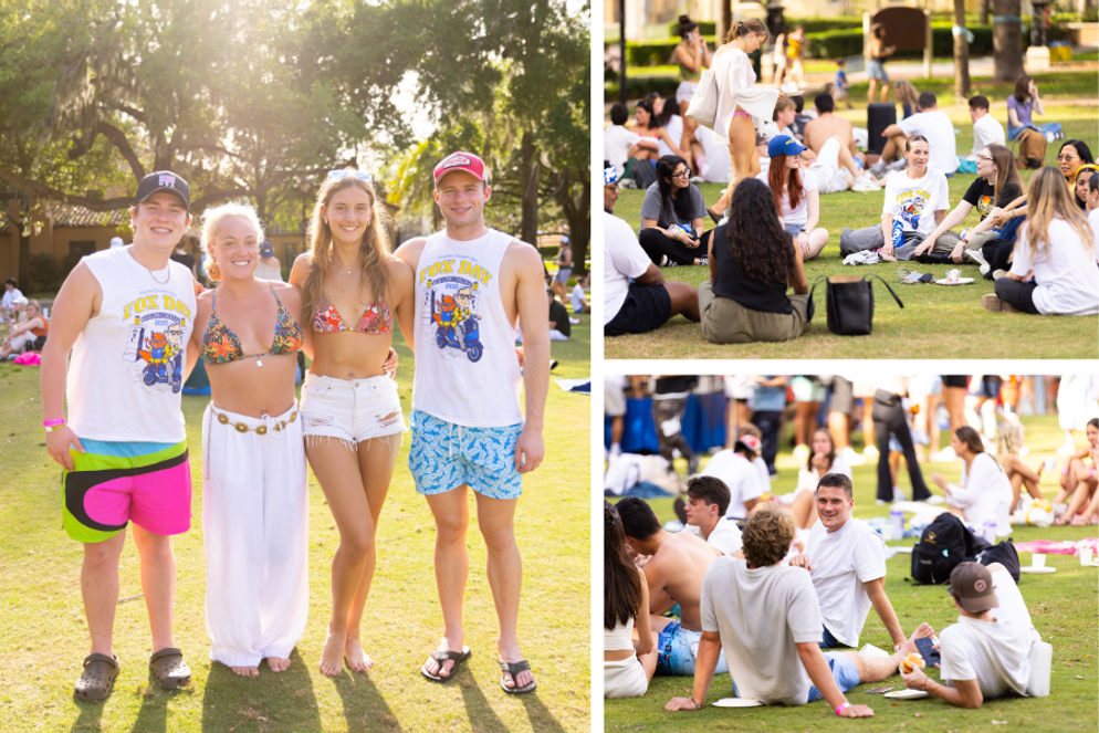 The Fox Day picnic on Bush Lawn