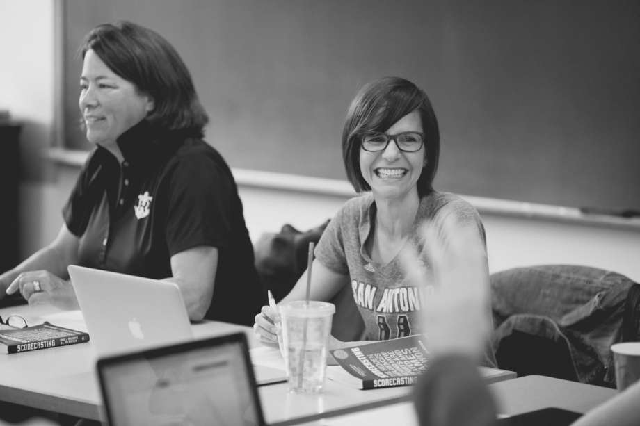 Professors Alice Davidson and Julie Garner.